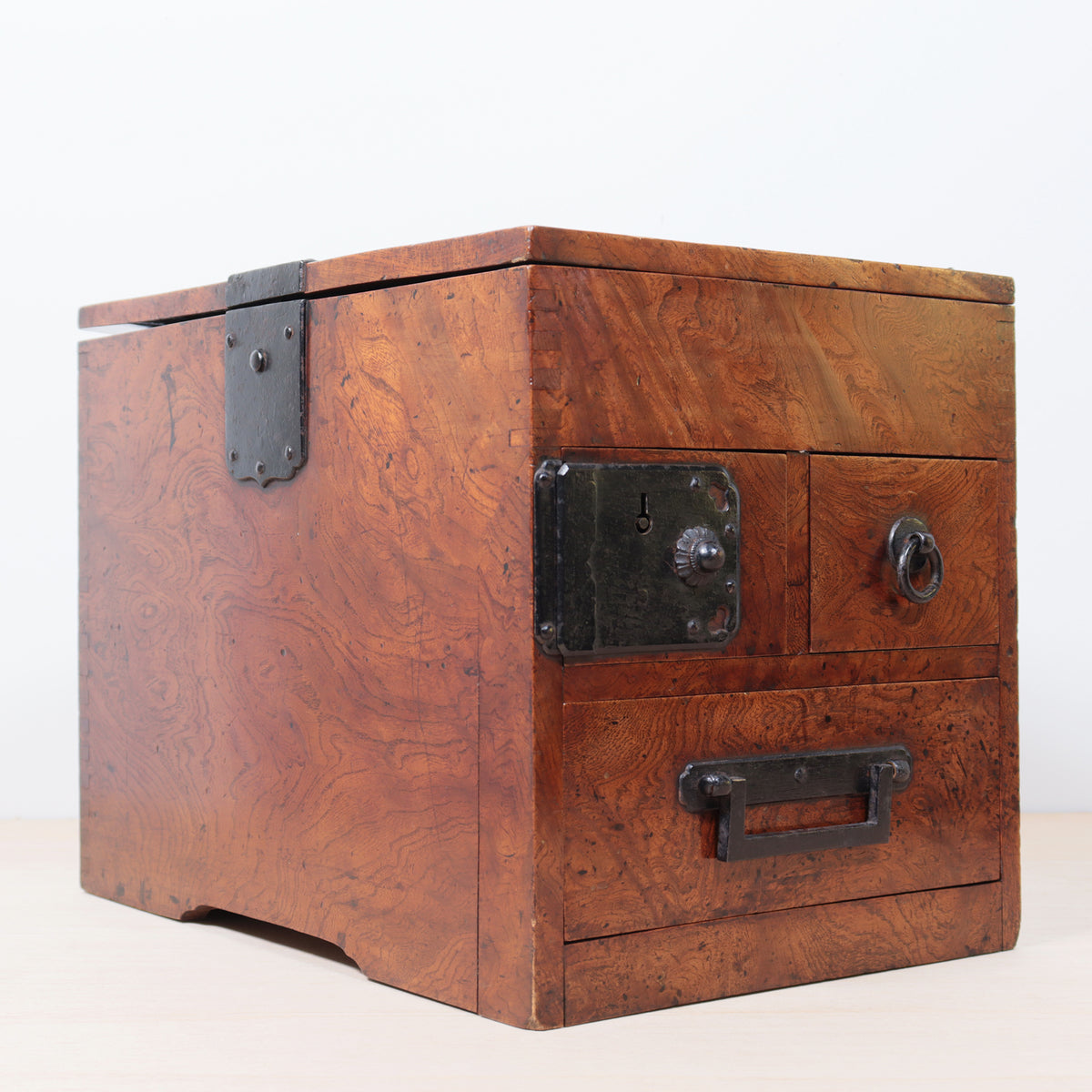 s1472 懸硯箱 【 KAKESUZURIBAKO - portable merchant box- 】Japanese