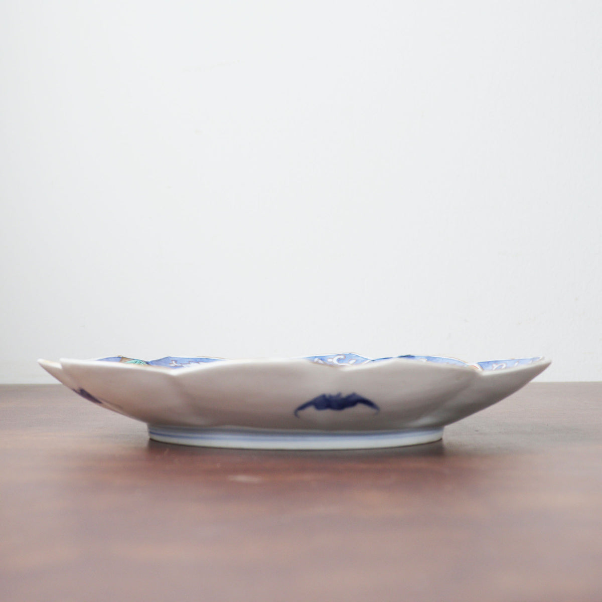 伊万里赤絵桜形皿 5客[p0344] – 青梵ギャラリー