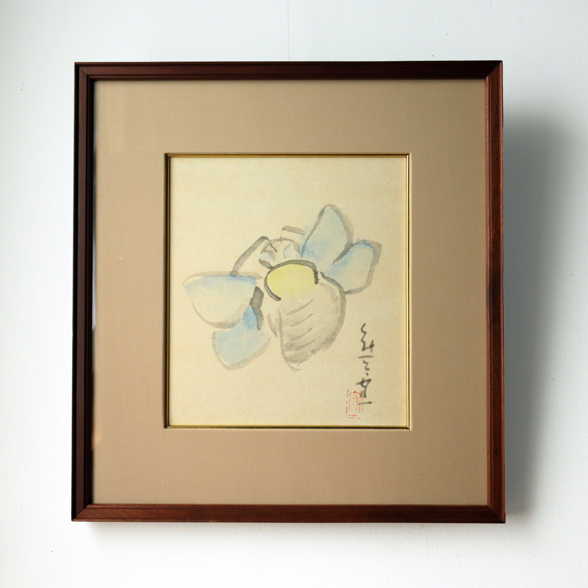 格安SALEスタート!の商品をすべて Bumble 色紙絵【 くまばち 熊谷守一 bee Kumagai Morikazu by 絵画