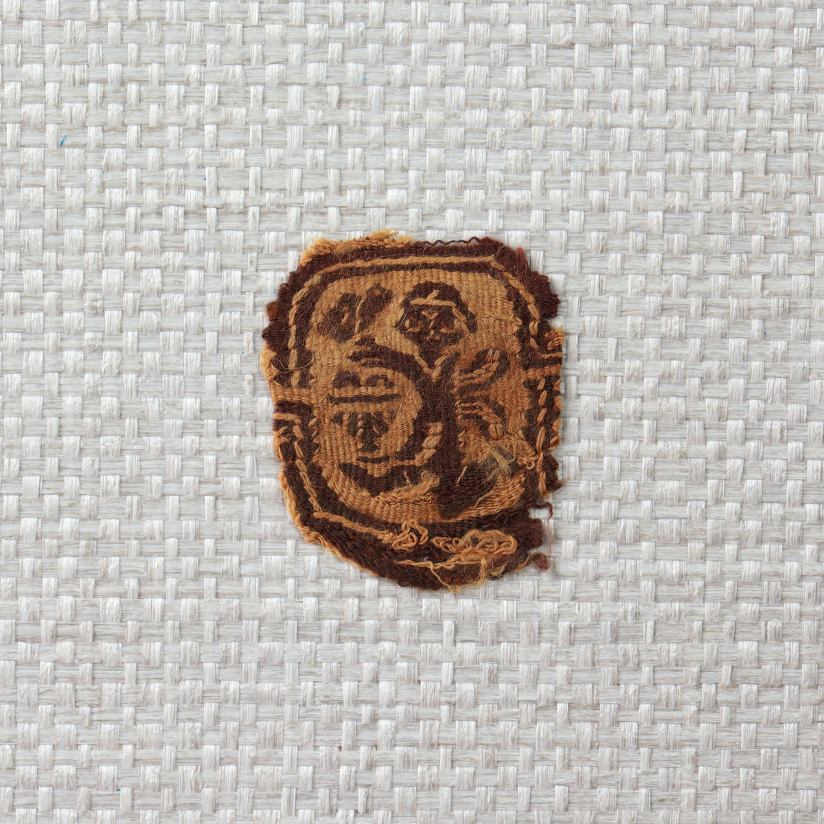 コプト裂　古裂　古布　幾何学文裂　古代エジプト　コプト織　断片 コプト裂【Copt】 [CP18] – 青梵ギャラリー