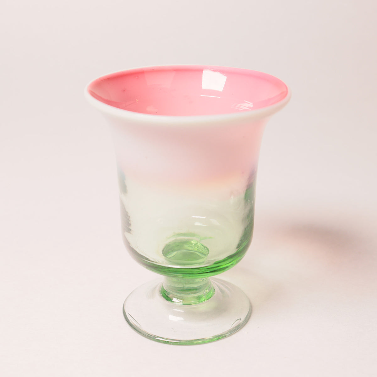 赤縁ぼかしベル型氷コップ [IZ335-5] – 青梵ギャラリー