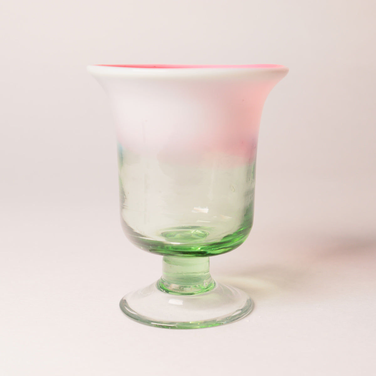 赤縁ぼかしベル型氷コップ [IZ335-5] – 青梵ギャラリー