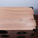 桐米沢桜紋衣裳箪笥　スタンド付き【KIRI YONEZAWA clothing chest with metal stand 】 [j1108]