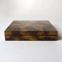 平目地蒔絵七夕梶の葉流し硯箱【SUZURIBAKO (inkstone case) with TANABATA design 】[k0608]
