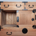時代箪笥／桐小箪笥　スタンド付き【KIRI small chest with metal stand】[j1113]Japanese Antique Furniture