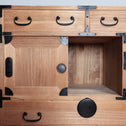 時代箪笥／桐小箪笥　スタンド付き【KIRI small chest with metal stand】[j1113]Japanese Antique Furniture