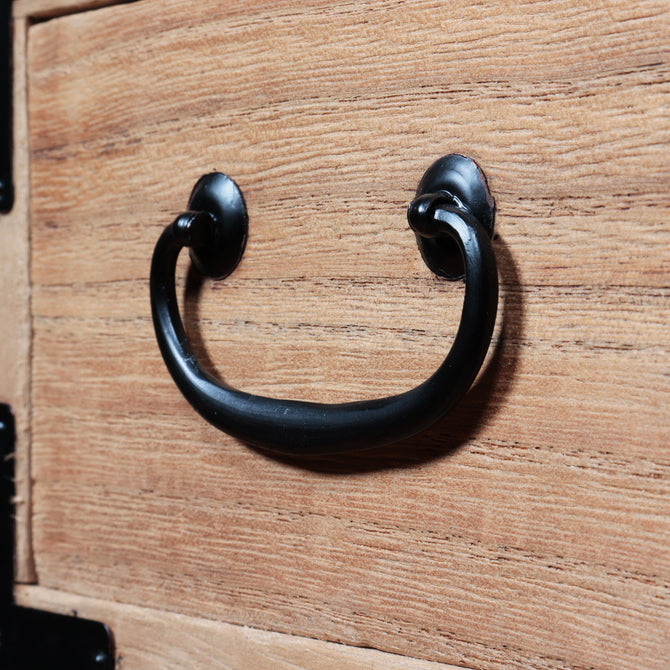 時代箪笥／桐小箪笥　スタンド付き【KIRI small chest with metal stand】[j1113]Japanese Antique Furniture