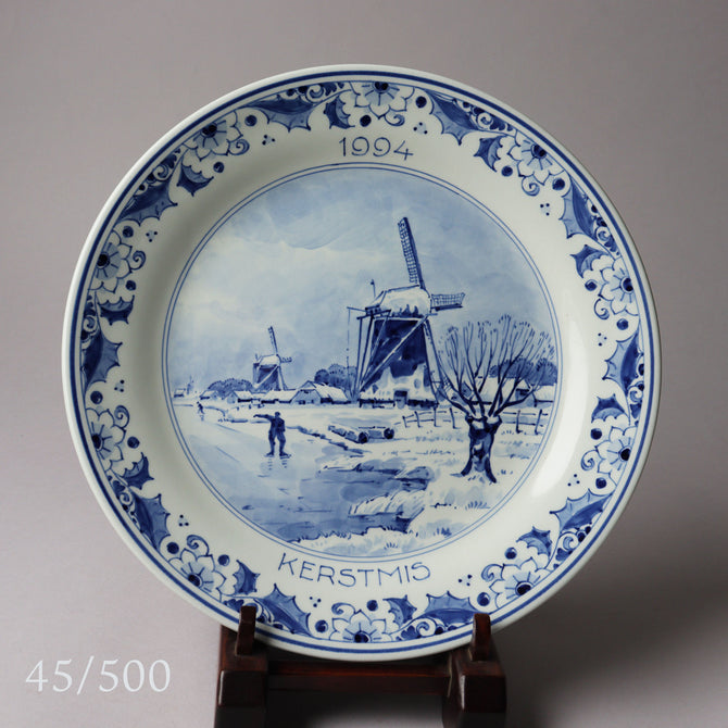 ロイヤルデルフト イヤープレート(25.4cm) 1994年【royal  delft year plate 1994】 [DFB94]