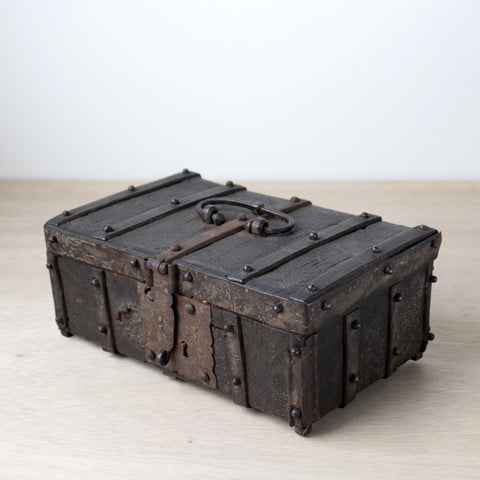 革張手付き小箱　【small box】[s1516]