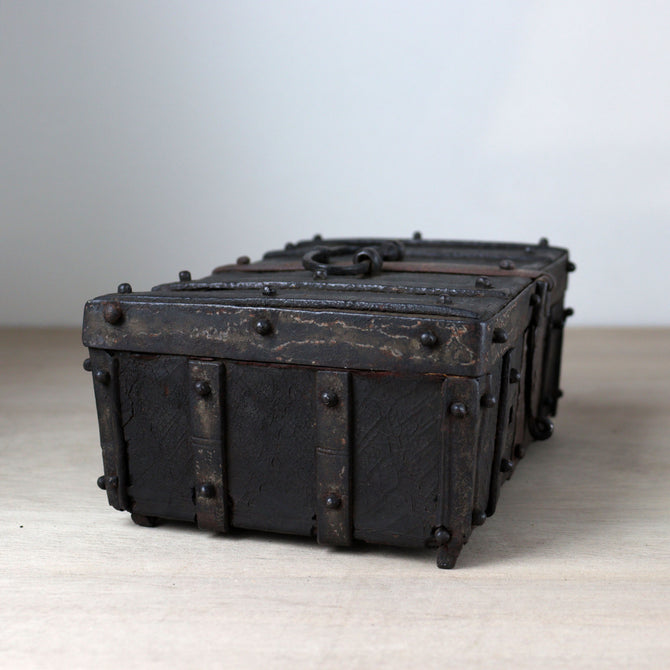 革張手付き小箱　【small box】[s1516]