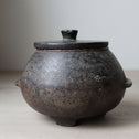 朝鮮　三足石鍋　【Korean stone pot】