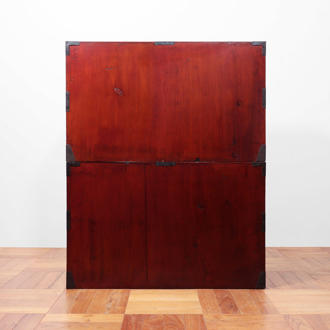 黒塗庄内丸金具衣裳箪笥【SHONAI clothing chest】[j1114]