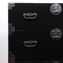黒塗庄内丸金具衣裳箪笥【SHONAI clothing chest】[j1114]
