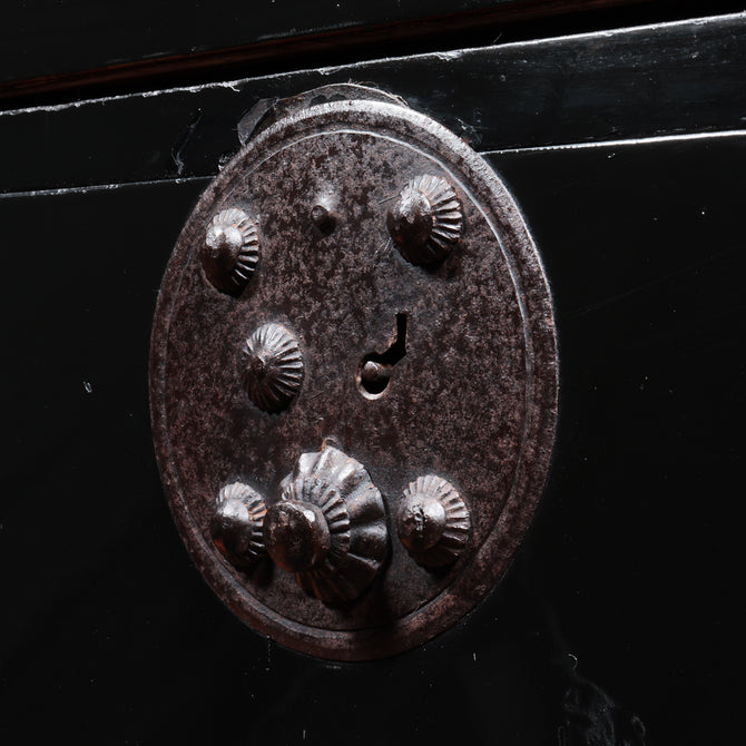 黒塗庄内丸金具衣裳箪笥【SHONAI clothing chest】[j1114]