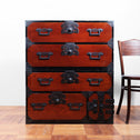 時代箪笥／庄内兜金具衣裳箪笥【 Shonai clothing chest 】 [j1115]Japanese Antique Furniture