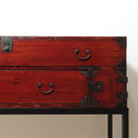 時代箪笥／刀箪笥（嘉永六年墨書き）　スタンド付き【Edo era KATANA chest with metal stand】 [j1206]　Japanese Antique Furniture