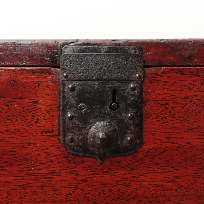 時代箪笥／刀箪笥（嘉永六年墨書き）　スタンド付き【Edo era KATANA chest with metal stand】 [j1206]　Japanese Antique Furniture