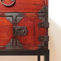 時代箪笥／刀箪笥（嘉永六年墨書き）　スタンド付き【Edo era KATANA chest with metal stand】 [j1206]　Japanese Antique Furniture