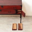 時代箪笥／刀箪笥（嘉永六年墨書き）　スタンド付き【Edo era KATANA chest with metal stand】 [j1206]　Japanese Antique Furniture