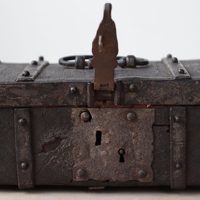 革張手付き小箱　【small box】[s1516]