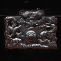 黒塗庄内衣裳箪笥 スタンド付き【Shonai clothing chest with metal stand】[j1117]