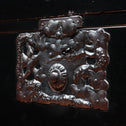 黒塗庄内衣裳箪笥 スタンド付き【Shonai clothing chest with metal stand】[j1117]