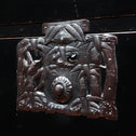 黒塗庄内衣裳箪笥 スタンド付き【Shonai clothing chest with metal stand】[j1117]