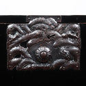 黒塗庄内衣裳箪笥 スタンド付き【Shonai clothing chest with metal stand】[j1118]