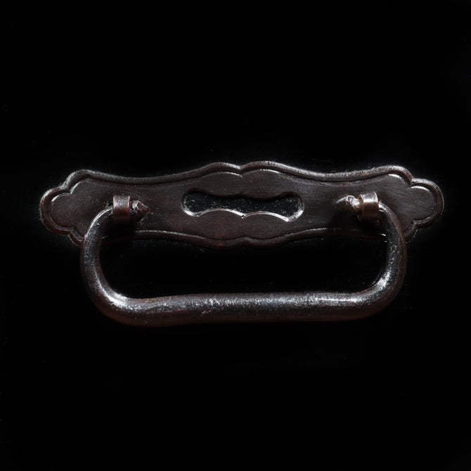 黒塗庄内衣裳箪笥 スタンド付き【Shonai clothing chest with metal stand】[j1118]