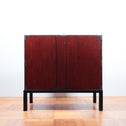黒塗庄内衣裳箪笥 スタンド付き【Shonai clothing chest with metal stand】[j1117]