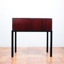 黒塗庄内衣裳箪笥 スタンド付き【Shonai clothing chest with metal stand】[j1118]
