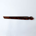 黒田辰秋作　縞柿紙刀【Black persimmon paper sword by Kuroda Tatsuaki】[k0600]