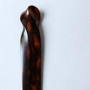 黒田辰秋作　縞柿紙刀【Black persimmon paper sword by Kuroda Tatsuaki】[k0600]