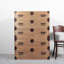 時代箪笥／庄内桐重ね衣裳箪笥【 SHONAI KIRI clothing chest 】 [j1212]　Japanese Antique Furniture