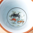 九谷菖蒲図盃洗　　【OLD KUTANI  Bowl】[p0360]
