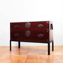◆時代箪笥／米沢衣裳箪笥　スタンド付き【Yonezawa clothing chest with metal stand 】 [j1128]　Japanese Antique Furniture