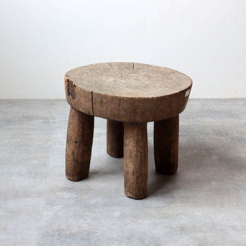 ◆ ご商談中- Sales pending ◆アフリカンスツール セヌフォ族の椅子　【African Stool】[f0309]