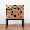 時代箪笥／桐小箪笥　スタンド付き【KIRI small chest with metal stand】[j1113]Japanese Antique Furniture