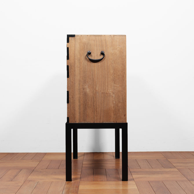 時代箪笥／桐小箪笥　スタンド付き【KIRI small chest with metal stand】[j1113]Japanese Antique Furniture