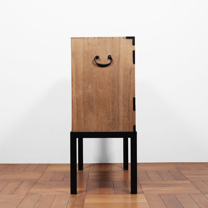 時代箪笥／桐小箪笥　スタンド付き【KIRI small chest with metal stand】[j1113]Japanese Antique Furniture