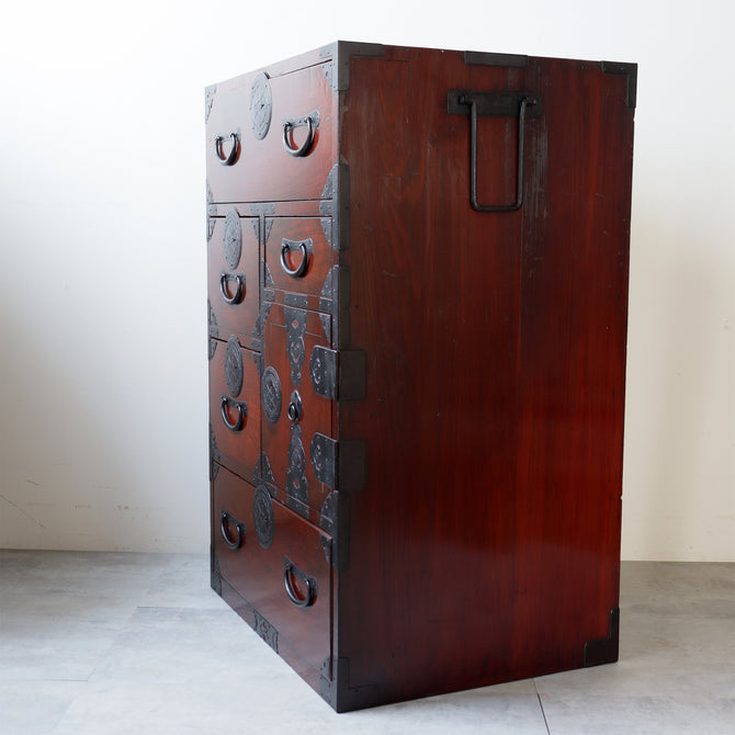 時代箪笥／すきま箪笥　Japanese antique furniture【Remodeled clothing chest】[j1176]