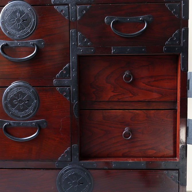 時代箪笥／すきま箪笥　Japanese antique furniture【Remodeled clothing chest】[j1176]