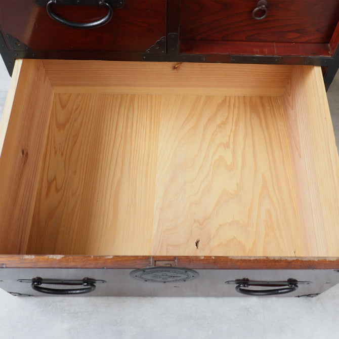 時代箪笥／すきま箪笥　Japanese antique furniture【Remodeled clothing chest】[j1176]