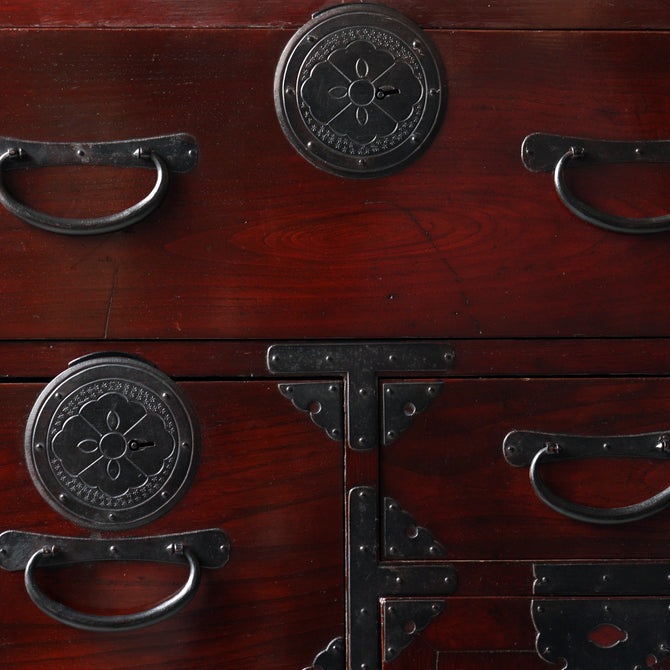 時代箪笥／すきま箪笥　Japanese antique furniture【Remodeled clothing chest】[j1176]