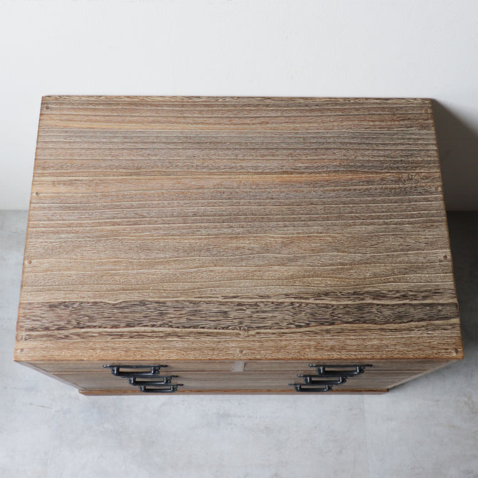 桐小箪笥【Paulownia small chest】-国産総桐Japanese furniture[f0293]