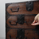 時代箪笥／小箪笥　スタンド付き【Small chest with metal stand】[j1178] Japanese antique furniture