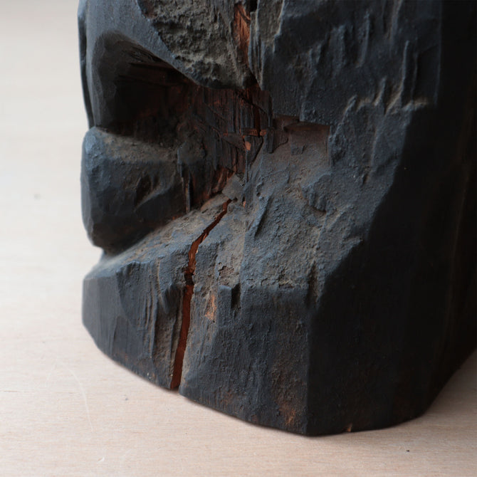 ◆ご商談中 - Sales pending◆木彫 恵比寿様大黒様【EBISU and DAIKOKU wood statue 】 [s1490]