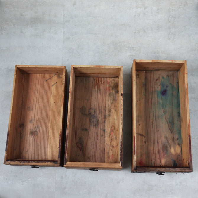 時代箪笥／小箪笥　スタンド付き【Small chest with metal stand】[j1178] Japanese antique furniture
