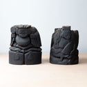 ◆ご商談中 - Sales pending◆木彫 恵比寿様大黒様【EBISU and DAIKOKU wood statue 】 [s1490]