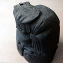 ◆ご商談中 - Sales pending◆木彫 恵比寿様大黒様【EBISU and DAIKOKU wood statue 】 [s1490]